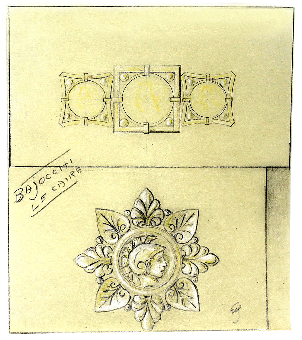 Jewels with ancient coins